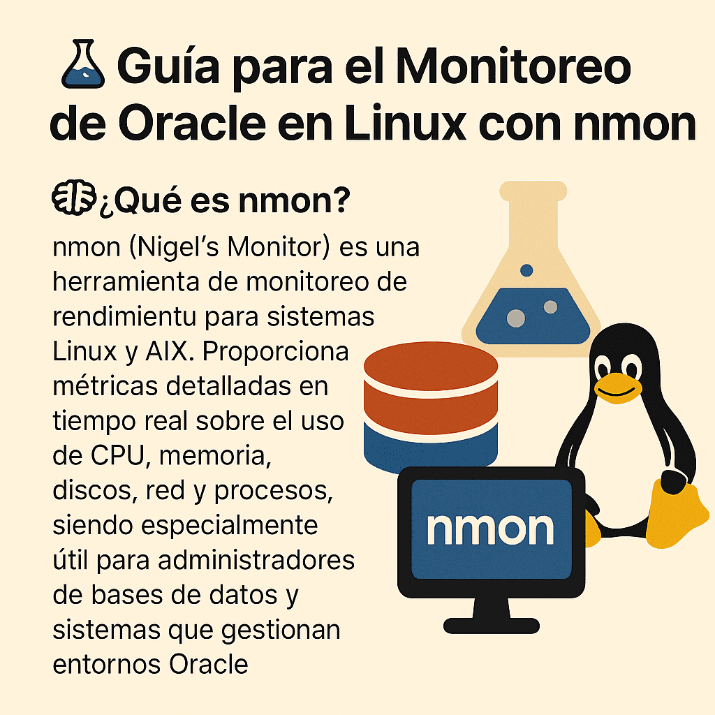 ⚗️Guía para el Monitoreo de Oracle en Linux con nmon