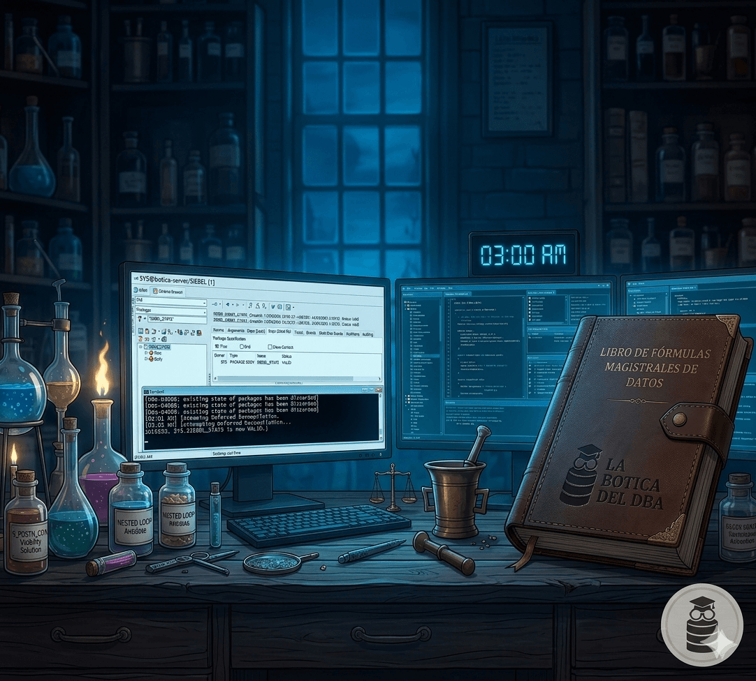 Crónica de una madrugada: Cuando SYS.siebel_stats amanece inválido en producción